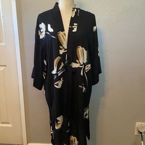 Pool side wrap, kimono robe.